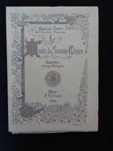 Anatole FRANCE - Le Puits de Sainte Claire - ill. ROCHEGROSSE - - Picture 1 of 10