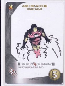 2015 Marvel 3D Legendary DBG Playable Sketch Card Iron Man Pennington