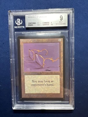 MTG Beta Glasses of Urza BGS 9  MINT (Gem Mini surface)  1993 - Image 1 of 2