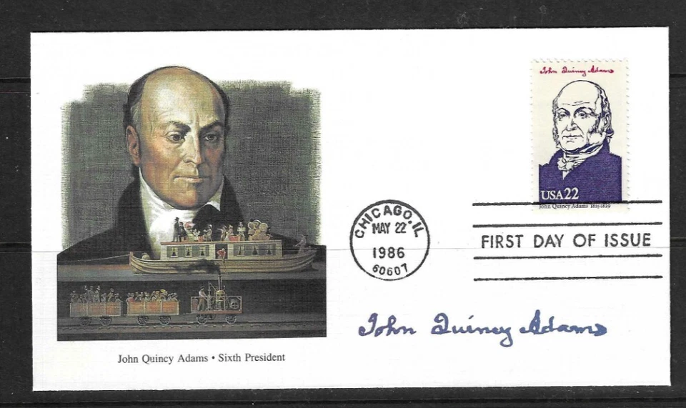 United Sates Presidents - John Quincy Adams - FDC . Fleetwood cachet - Image 1 of 1