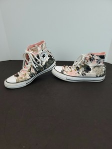 converse gris mujer rosa