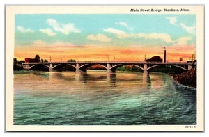 Main Street Bridge Over The Minnesota River Mankato MN Factory Camino Telegraph - Foto 1 di 2