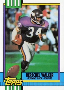 1990 Topps - Herschel Walker #105 - Picture 1 of 2