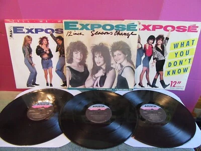 3 Expose 12" lp tell me why what you don't know seasons 14 songs vinyl record - Image 1 of 4