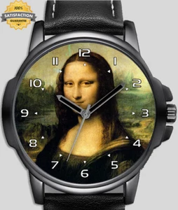 Mona Lisa Smiling Beauty Da Vinci Art Unique Beautiful Wrist Watch UK FAST - Picture 1 of 1