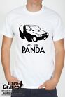 T-shirt Save the Panda ( Fiat ) - Maglia Cotone 100% BIANCO