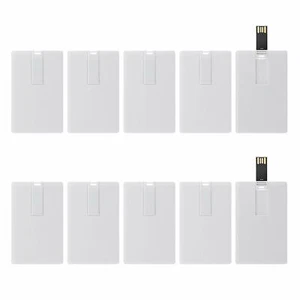 Lote de 10 unidades flash USB billetera tarjeta de visita banco tarjeta de crédito paquete de memoria - Imagen 1 de 12