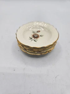 Royal Copenhagen Butter Pat Plates Set of 4 Denmark - Picture 1 of 6