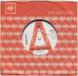 Geneveve: That Can't Be Bad / I Love Him, I Need Him CBS 202524 PROMO '67 - Picture 1 of 4