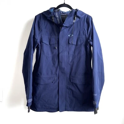 Jaqueta Oakley Gore-Tex Recco Feminina Tamanho Médio Azul Esqui Zíper Jaqueta de Snowboard - Imagem 1 de 4