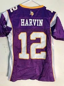 Maglietta Reebok Donna NFL Minnesota Vikings Percy Harvin Viola taglia L - Foto 1 di 2