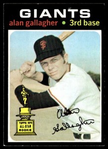 1971 Topps #224 Alan Gallagher   Baseball San Francisco Giants