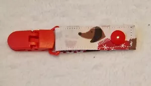 Tubie Clip Dachshund Winter / Christmas Print - Picture 1 of 3