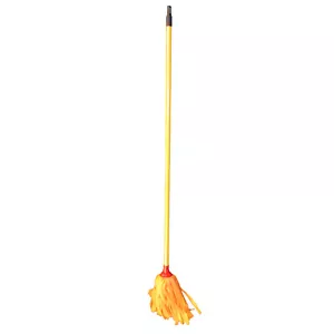 2 x SYNTHETIC CHAMOIS MOPS with HANDLES kitchen / bathroom floor tile cleaner - Picture 1 of 2