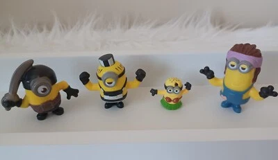 Despicable Me Minion Action Figures Poseable Lot 2" Tall - Image 1 of 4
