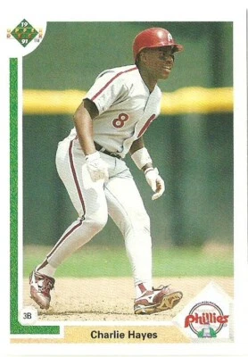 CHARLES HAYES PHILADELPHIA PHILLIES #269 - UPPER DECK NM-MT 1991 - Image 1 of 2
