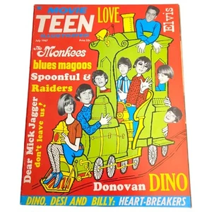 Movie Teen Illustrated July 1967 ROLLING STONES - DONOVAN - BLUES MAGOOS - Picture 1 of 8