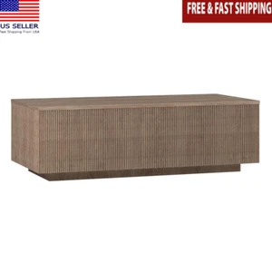 Modern MDF Coffee Table Easy Assembly Living Room Furniture 75 lbs Capacity New - Picture 1 of 8