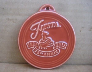 Fiesta Homer Laughlin Ornament, Paprika,  75th Anniversary, *Free Shipping* - Picture 1 of 6