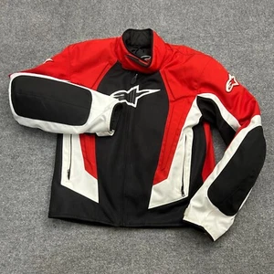 Alpinestars T-RC-1 Air Motorcycle Jacket Size Medium Black Red - Imagen 1 de 6