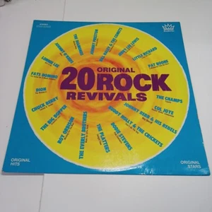 20 ORIGINAL ROCK REVIVALS - VARIOUS ARTISTS - vinyl LP - Majestic - 1972 - VG - Picture 1 of 4