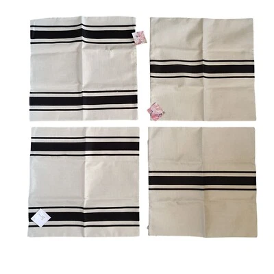 Черный белый новый наволочка (4) 17 x 17 чехол комплект  - Изображение 1 из 4