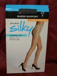 Secret Silky Control Top 40 DEN Strumpfhose leichter Halt Gr. B C off black (OH) - Bild 1 von 4