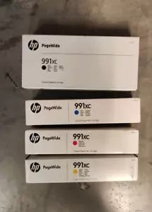 3 cartuchos de tinta amarilla cian magenta genuinos HP 991XC - ¡ENVÍO GRATUITO EN EL REINO UNIDO! - Imagen 1 de 4
