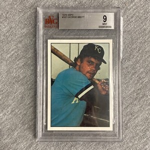 1975/1976 SSPC #167 George Brett Kansas City Royals Beckett BVG Mint 9