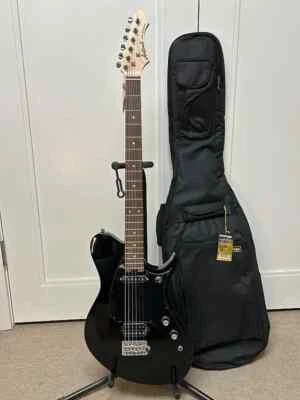 Aria Pro II Jet Baritone Electric Guitar- Black - Brand New w/FREE Gigbag - Image 1 of 4