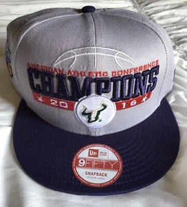 NEW ERA South Florida Bulls 2016 American Athletic Conference Champions Hat M-L - Picture 1 of 6