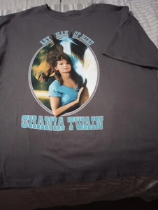 Shania Twain "Any Man of Mine" Portrait graphic t-shirt gray men's med N w/o tag - Picture 1 of 3
