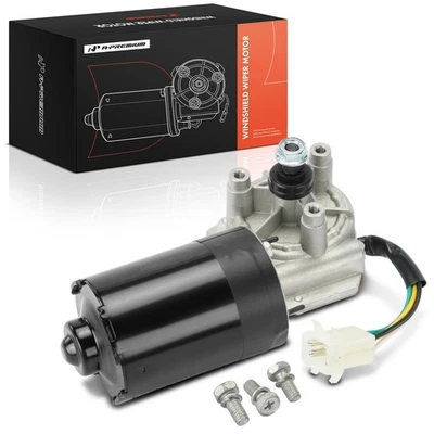 A-Premium Windshield Wiper Motor Front for BMW 318i 325 528e M3 M5 E28 E30 E36 - Image 1 of 4