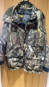 Browning Realtree XPO Pre-Vent Waterproof Windproof Camo Brown Jacket | XL - Picture 1 of 24