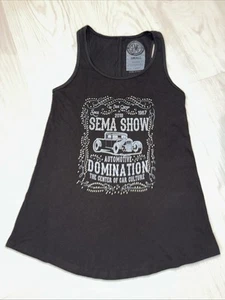 Specialty Equipment Market Association Vintage Cars Women’s Tank Top Small Black - Picture 1 of 4