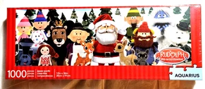 Rudolph the Red Nosed Reindeer Slim Landscape Jigsaw Puzzle 12"×36" 1,000pc. - Picture 1 of 5