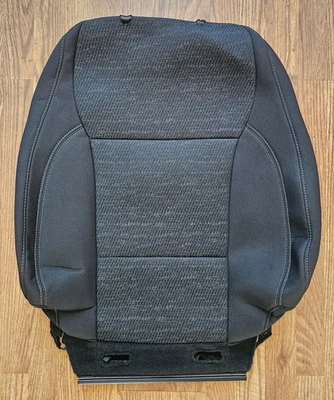 Ford F150 Super Crew 2024-2025 Factory OEM Cloth Front Left Upper Seat Cover Blk - Image 1 of 4