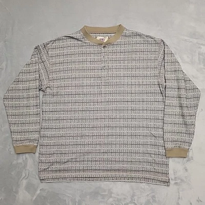 Camisa Pullover The Territory Ahead Para Hombres XL Multicolor Algodón Henley Manga Larga Foto 1 de 4