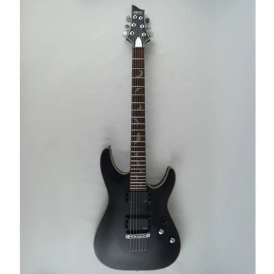 Schecter Damien Platinum-6 - 2018 - Satin Black, Black - Image 1 of 4