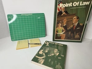 Vtg 1972 "Point Of Law" An Exciting Involvement Bookshelf Game *COMPLETE* MINT - Picture 1 of 24