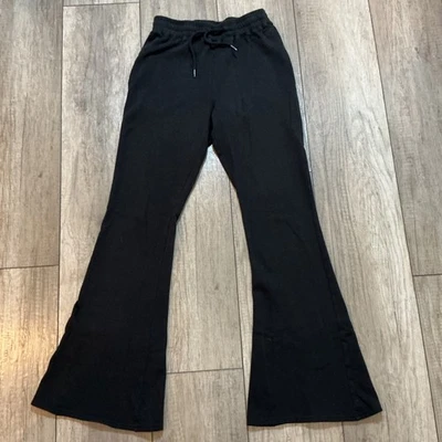 Hollister California Ultra Alto Tiro Negro Acampanado Leggings Pantalones de Sudadera XS Foto 1 de 4