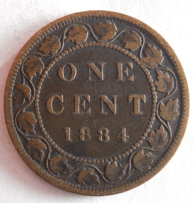 1884 CANADA CENT - Strong Value Coin - lot #N=7 - Image 1 of 2