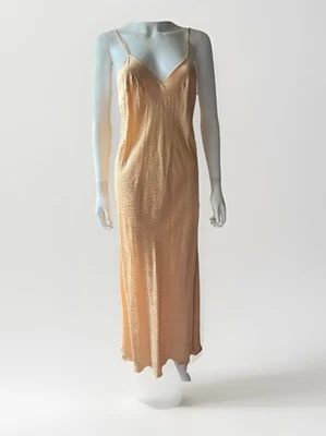 全新带标签 La Perla Peach 真丝睡衣 美国 中号 注释 匹配长袍 单独出售 — 第 1/4 张图片