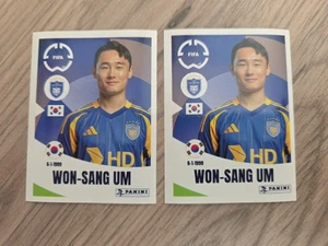 2x 2025 Panini FIFA Club World Cup Sticker Won-Sang Um Ulsan HD South Korea #384 - Bild 1 von 2