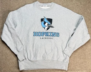 Champion Reverse Weave NCAA John Hopkins University Blue Jays Sweartshirt Size L - Bild 1 von 7