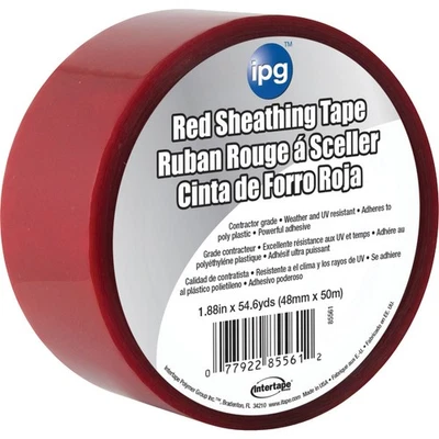 IPG 1.89 In. x 55 Yds. Red Sheathing Tape 5561USR IPG 5561USR 077922855612 Red - Image 1 of 2