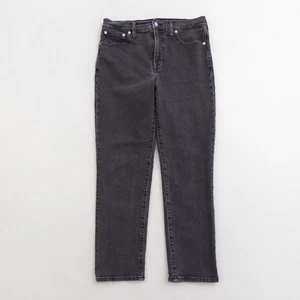 Madewell Perfect Vintage Jeans High Rise Black Denim Straight Leg Damen Gr. 29 - Bild 1 von 12