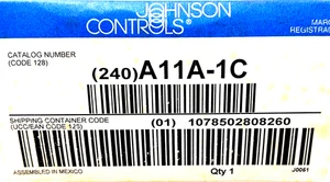 A11A-1C Penn/ Johnson Controls/Trane Low Temperature Cutout Control Manual Reset - Picture 1 of 2