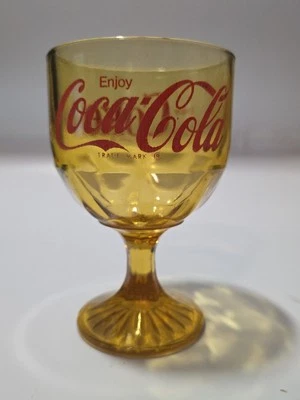 Copo de cerveja flutuante vintage Enjoy COCA COLA COKE 6" década de 1970 década de 1980 - Imagem 1 de 4