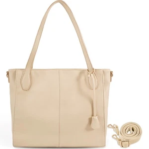 Large Tote Bag for Women Work,Vegan Leather Tote Bag for Women with zipper,Wo... - Picture 1 of 9